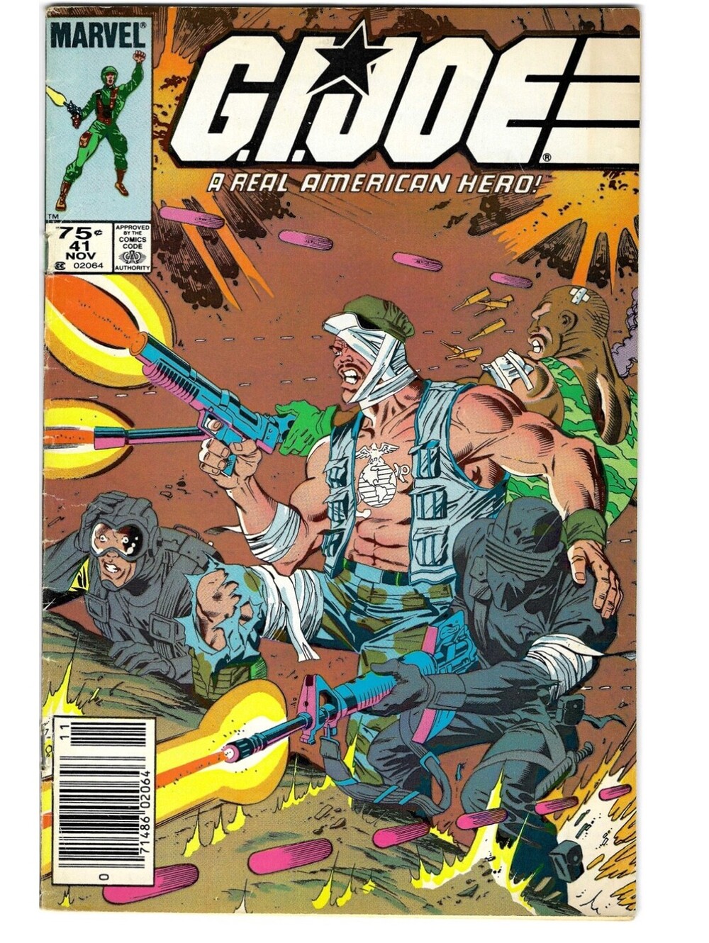 G.I. Joe, A Real American Hero #41 Vol. 1 1985 Marvel Comics Barbecue, Shipwreck